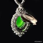 Collar de jadeíta vidrioso - Imagen 4