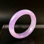 Brazalete de lavanda jadeíta púrpura real helado (Taipéi) - Imagen 4