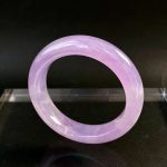Brazalete de lavanda jadeíta púrpura real helado (Taipéi) - Imagen 3