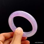 Brazalete de lavanda jadeíta púrpura real helado (Taipéi) - Imagen 2
