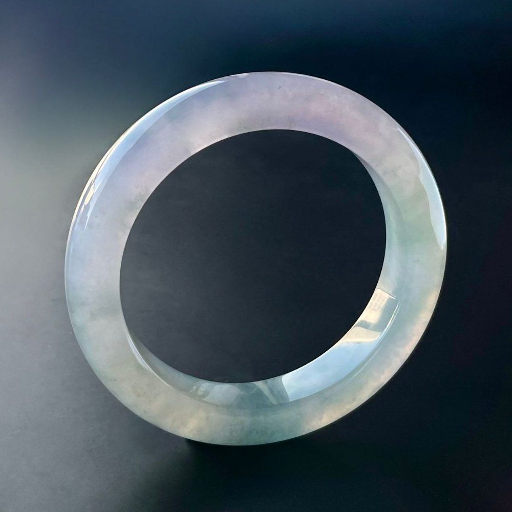 HHE2025A011-1.jpg臺北 Icy Purpyrus Series / Vitreous-Luster Jadeite Bangle (Taipei) - Image 1
