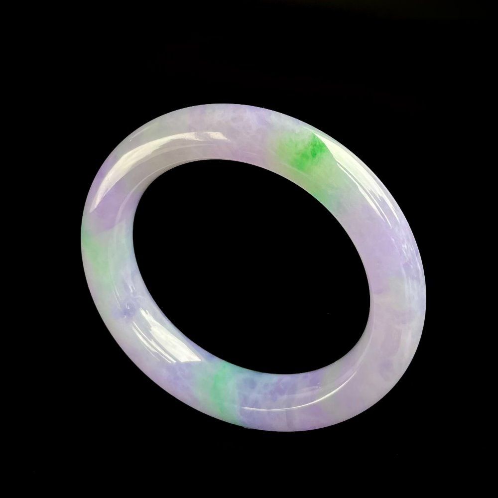 HHESH888045-1-1.jpgImagenTaipéi Icy Jadeite Lavender Bangle #55mm (Taipei) - Image 1