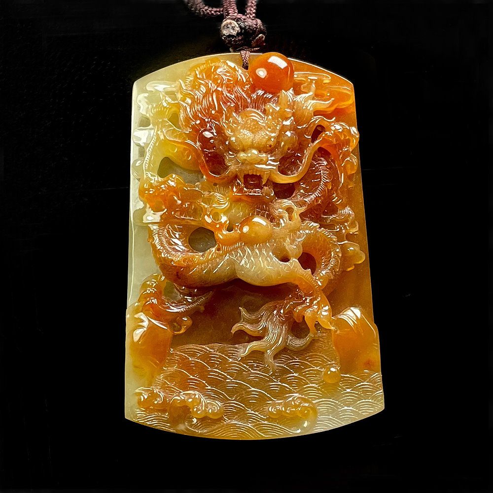 S__10305592_0.jpgTaïpei Icy Emerald Yellow Jadeite Pendant|Drangon (Taipei) - Image 1