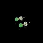 Sample-Icy Jadeite Earrings